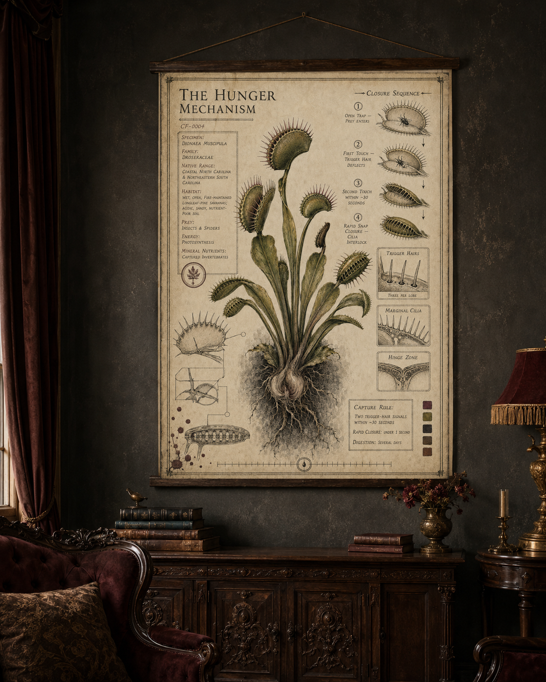 The Hunger Mechanism | Venus Flytrap Wall Hanging
